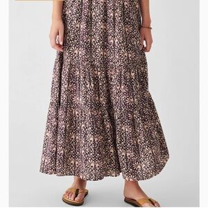 Faherty Valentina Skirt (Midnight Kurala Floral) Women's Skirt